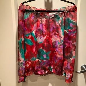 Ann Taylor Loft - off the shoulder blouse